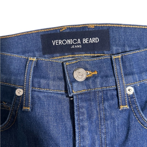 NWOT Veronica Beard Carly Kick Flare Crop High Rise 25 - Picture 2 of 8